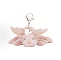 Jellycat Rose Dragon Bag Charm