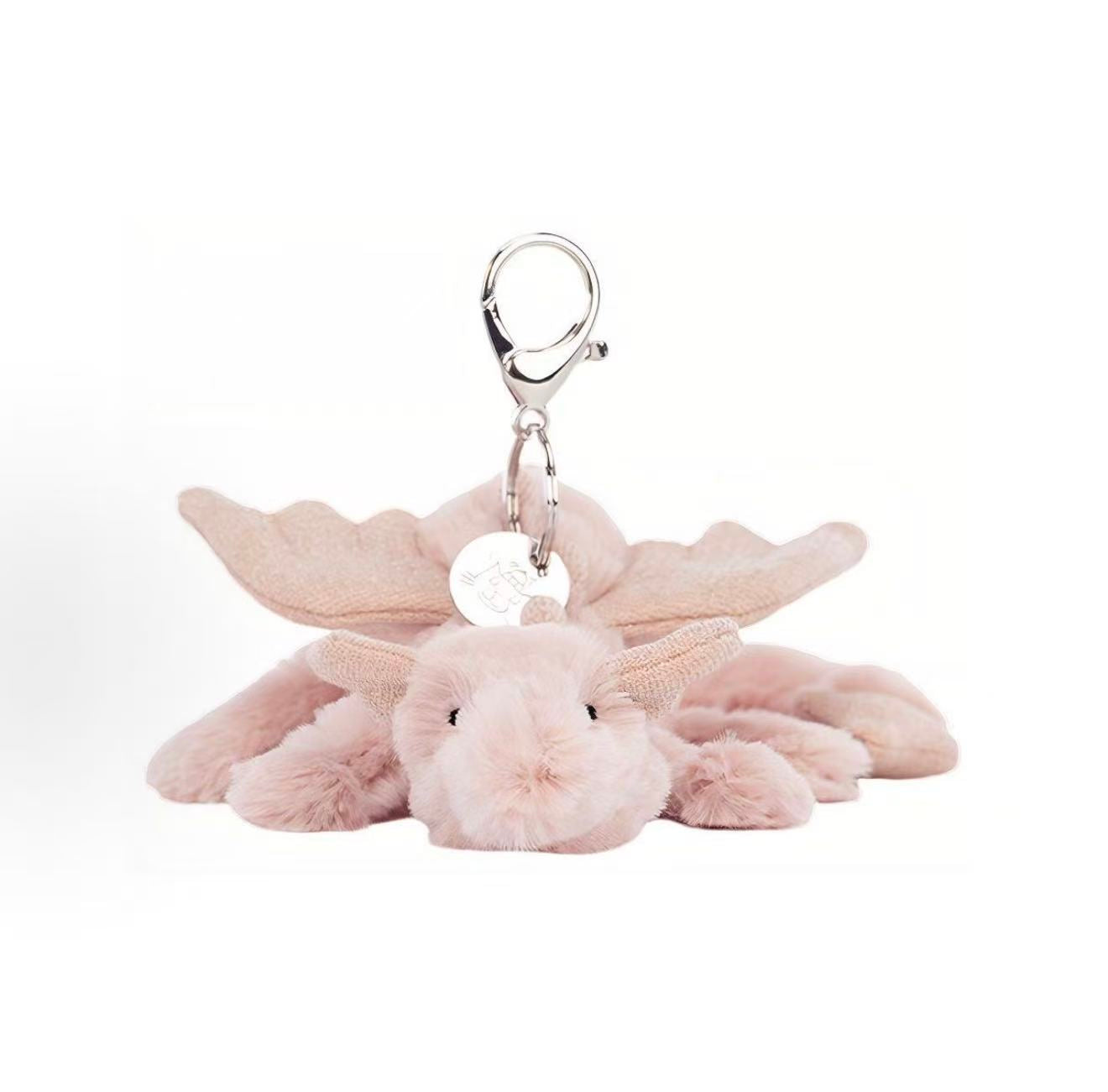 Jellycat Rose Dragon Bag Charm