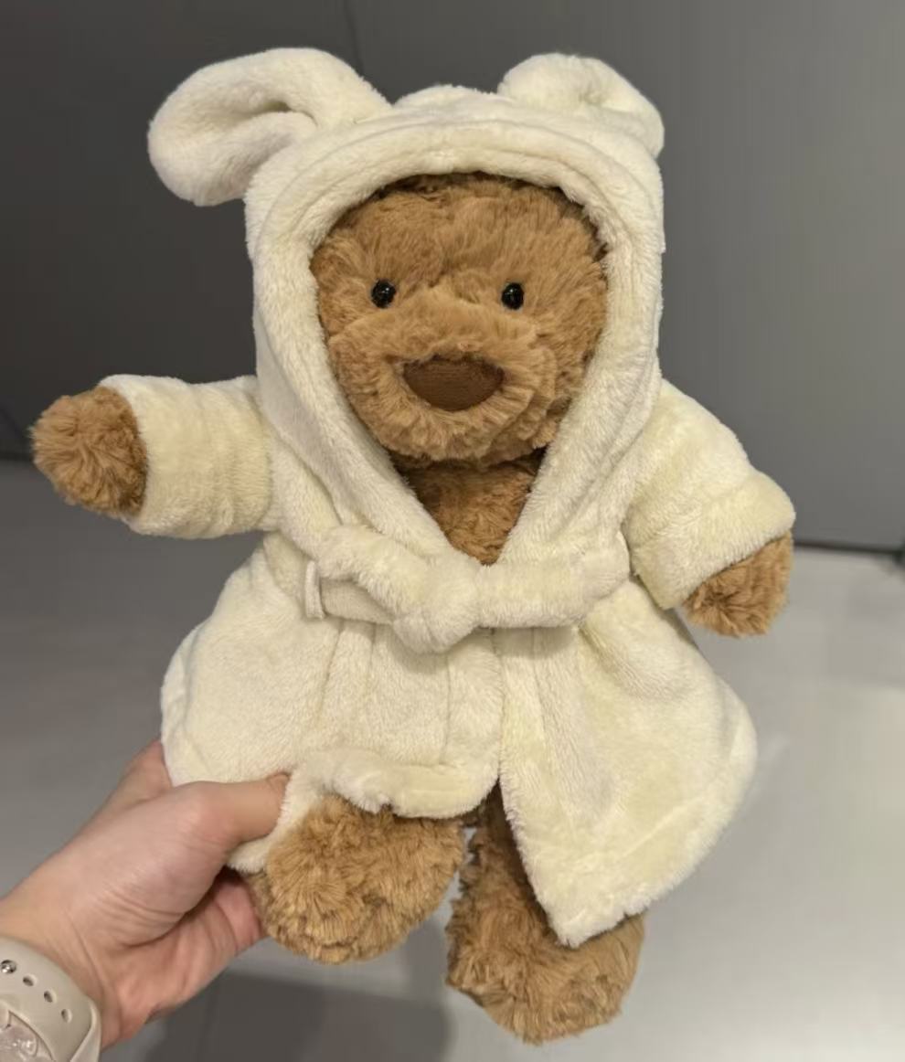 Jellycat Bartholomew Bear Bathrobe Outfit Plush