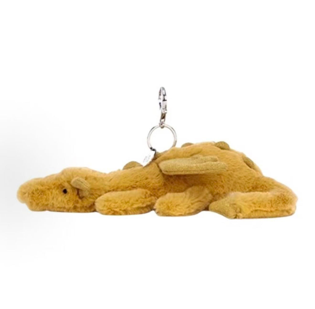 Jellycat Golden Dragon Bag Charm