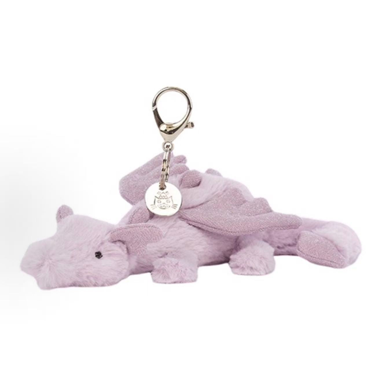 Jellycat Lavender Dragon Bag Charm