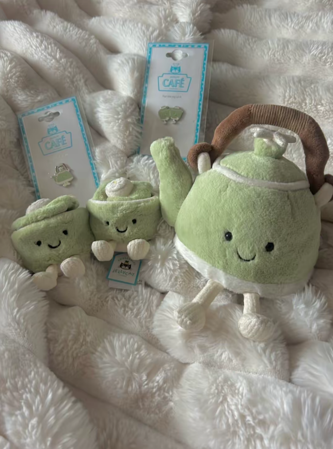 Jellycat Shanghai Café Exclusive Amuseables Vivididdy Teapot & Ool &
