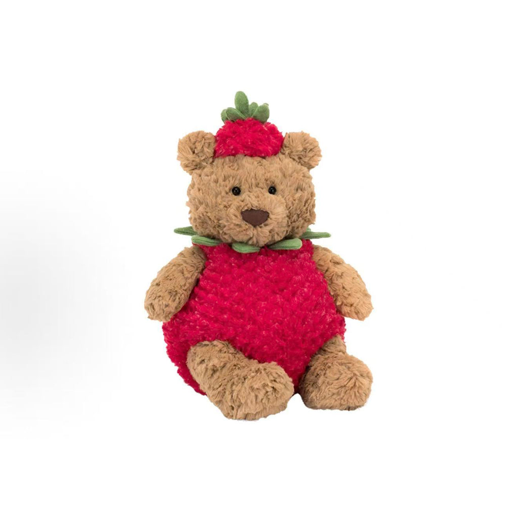 Jellycat Bartholomew Bear Strawberry 26cm