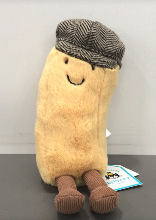 Jellycat Charlie Chip Plush Soft Toy Amuseables Fry Cap Fish Chips London